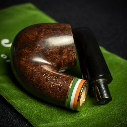 Peterson of Dublin St. Patrick's Day 2026 Smooth Briar Pipe - Shape 221