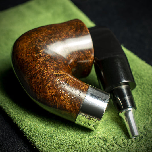 Peterson Of Dublin Deluxe System Dark Briar Smoking Pipe - Shape 5s