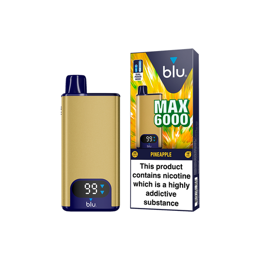 Blu Max 6000 Vape Pod Starter Kit - Pineapple
