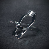 Polished Chrome Folding Pipe Stand