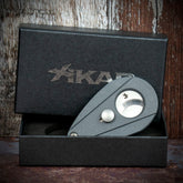 Xikar Xi-2 Granite Silver Fibreglass 200SL Double Blade Cigar Cutter
