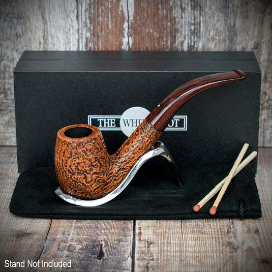 Alfred Dunhill White Spot Briar Smoking Pipe - County 5102