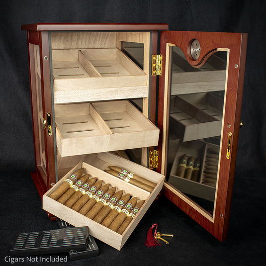 Sikarlan Rosewood Finish Humidor - 150 Cigars