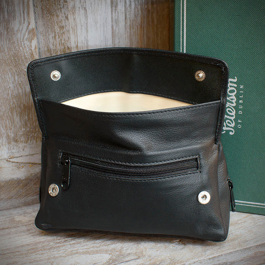 Peterson 2 x Pipe Press Stud Combination Wallet -POU-137 - Black