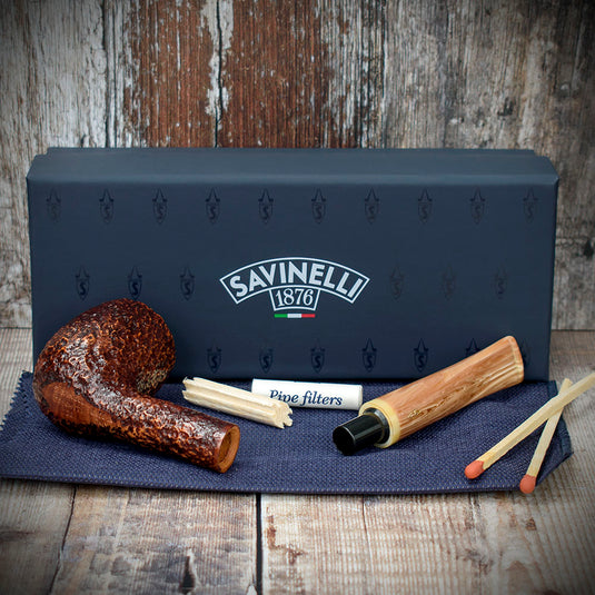 Savinelli | Dolomiti Rustic No.128 | Briar Pipe 9mm