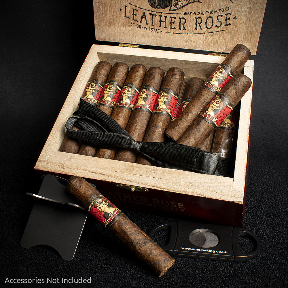deadwood tobacco company leather rose Drew Estate Deadwood Leather Rose Petite Corona Cigars