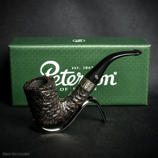 Sherlock Holmes Rathbone Rusticated by Peterson of Dublin Briar Pipe