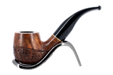 Jean Claude 9mm Filter Rustic Wave Briar Smoking Pipe - Shape 51