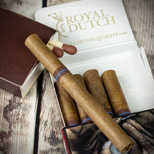 5 Pack - Royal Dutch Fusion (Salted Caramel) Filter Cigarillos