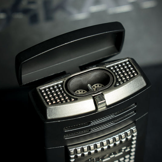 Xikar Ion Double Jet Flame Cigar Lighter - Black (607BK)