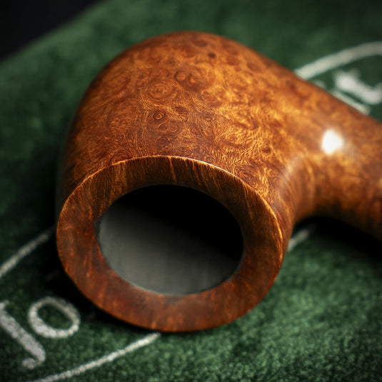 John Brumfit Great British Classics Briar Smoking Pipe - Bent Billiard