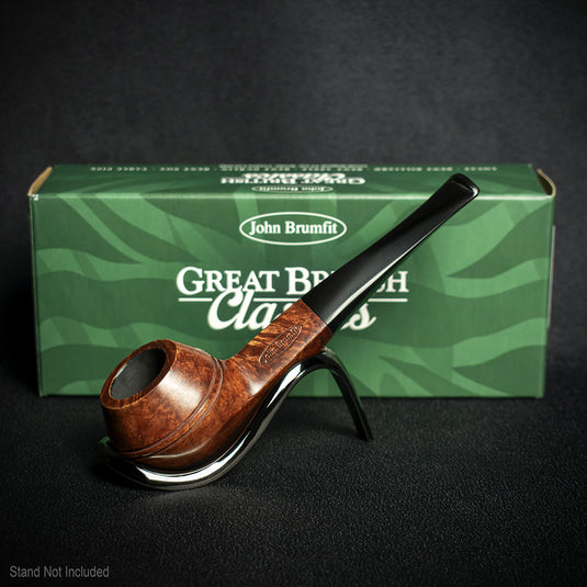 John Brumfit Great British Classics Briar Smoking Pipe - Bulldog