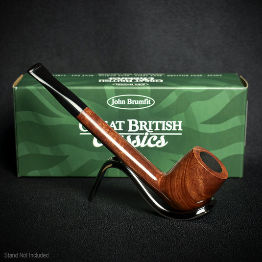 John Brumfit Great British Classics Briar Smoking Pipe - Canadian