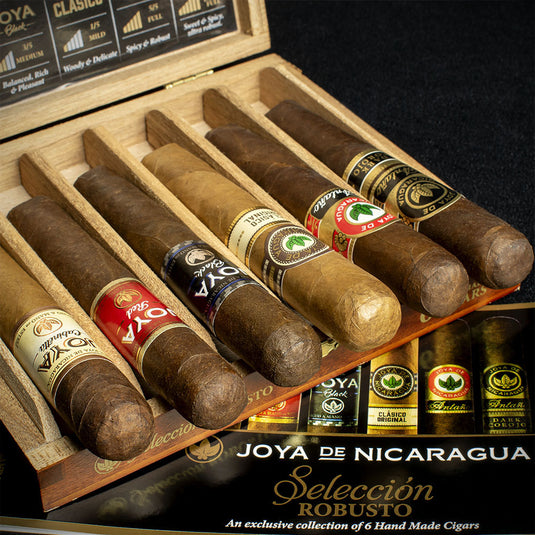 Joya de Nicaragua Robusto Cigars Sampler - Box of 6