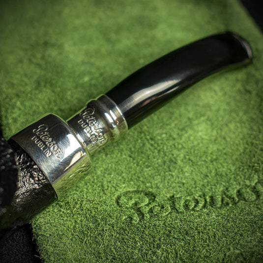 Peterson of Dublin System Spigot Sandblasted Briar Pipe - Shape 301