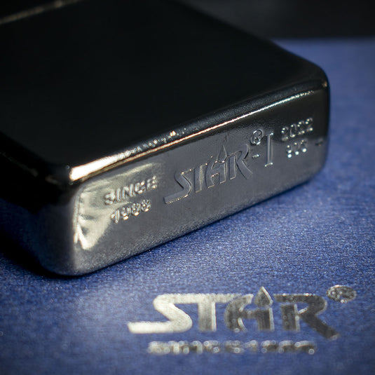 Star Petrol Lighter - Black Ice