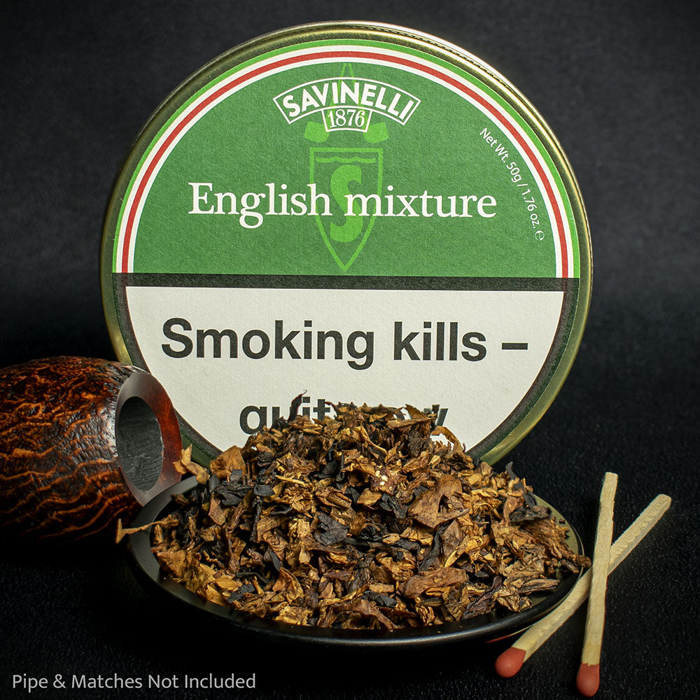 english tobacco company Savinelli English Mixture Pipe Tobacco