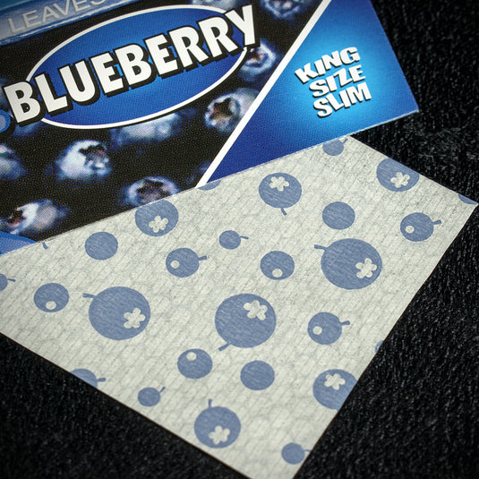 Juicy Jay's King Size Slim Rolling Papers - Blueberry