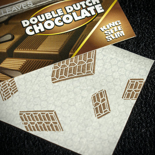 Juicy Jay's King Size Slim Rolling Papers - Double Dutch Chocolate