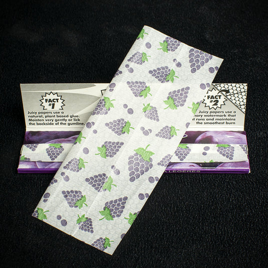 Juicy Jay's King Size Slim Rolling Papers - Grape