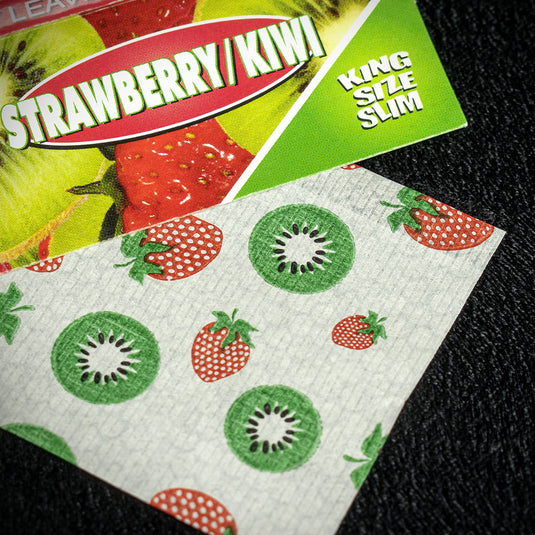 Juicy Jay's King Size Slim Rolling Papers - Strawberry Kiwi