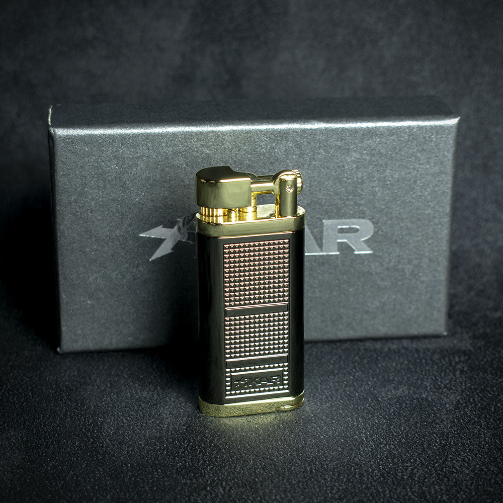 Xikar Pipeline Pipe Lighter - Black/Gold Smoke-King