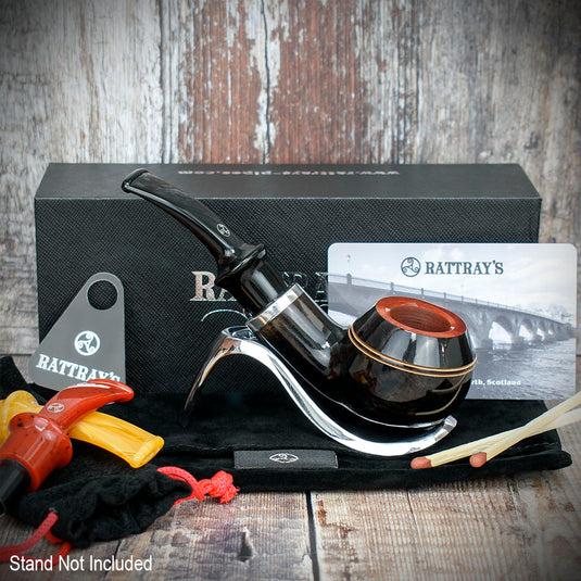 Rattray's Beltanes Fire Briar Smoking Pipe - Grey