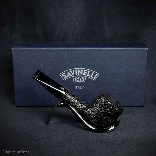 Savinelli Mini Bocch 6mm Briar Pipe - Rustic 128