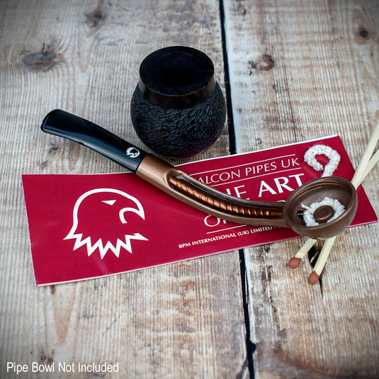 Falcon Pipe Stem - Extra Bent