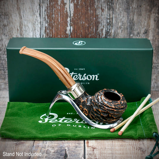 Derry Rusticated Briar Pipe By Peterson of Dublin - Shape 999 (9mm)