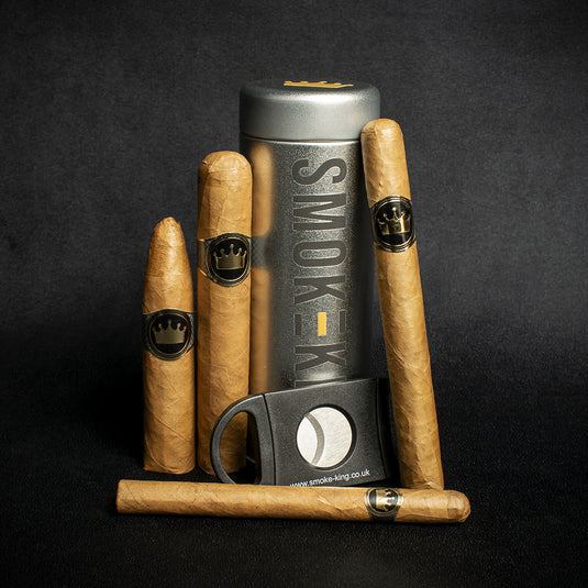 Smoke-King New World Nicaraguan 4 Cigar Gift Tin
