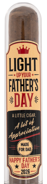 2026 Fathers Day Cigar Gift Tube - Light Up Your Fathers Day