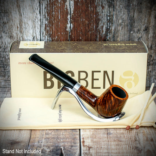 Big Ben Sylvia Tan Polish Briar Smoking Pipe - Shape 808