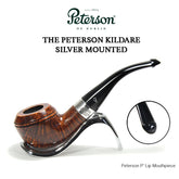 Kildare Silver Mounted Briar Pipe By Peterson Of Dublin - Shape No.999