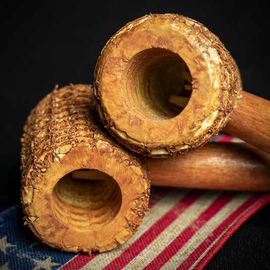 Missouri Meerschaum Let Freedom Ring Corn Cob Pipe - 2 Pipe Gift Set