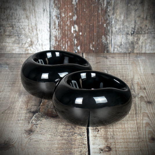 DOUBLE - Savinelli Goccia Ceramic Pipe Rest - Black