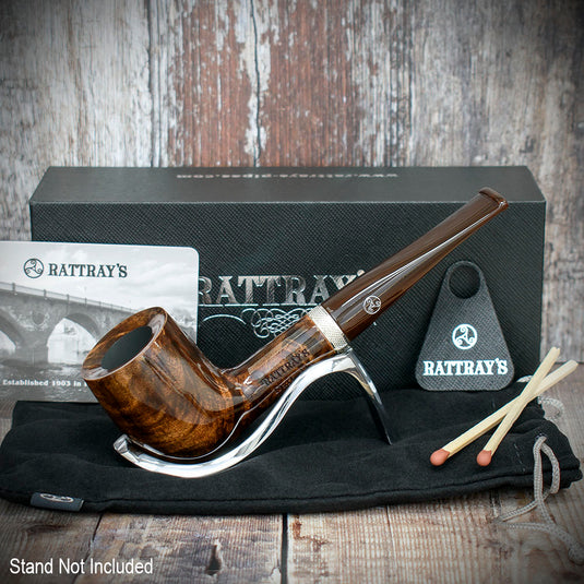 Rattray's Dark Ale Briar Smoking Pipe - Shape No.109
