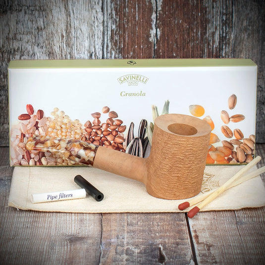 Savinelli Granola Rustic 311 (6mm) Briar Smoking Pipe