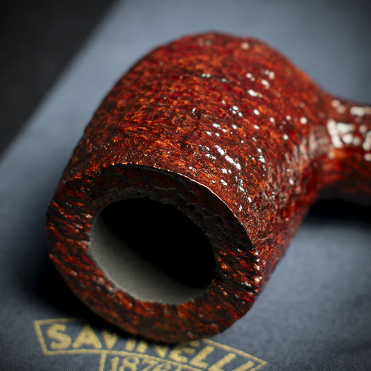 Savinelli Lunaria Rustic Briar Smoking Pipe - Shape 141KS 6mm