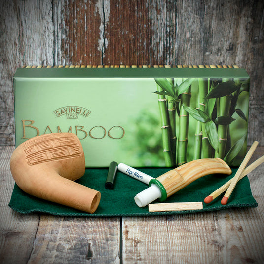 Savinelli | Bamboo | Rusticated Natural 607 | 6mm