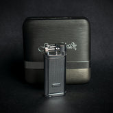 Jean Claude Oldie Pipe lighter - Chrome Diamond Cut