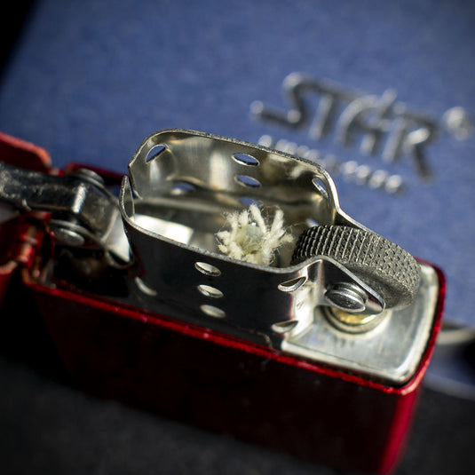 Star Petrol Lighter - Red Ice