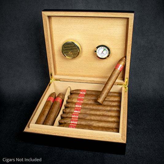 Matte Cuban Flag Humidor - 20 Cigars