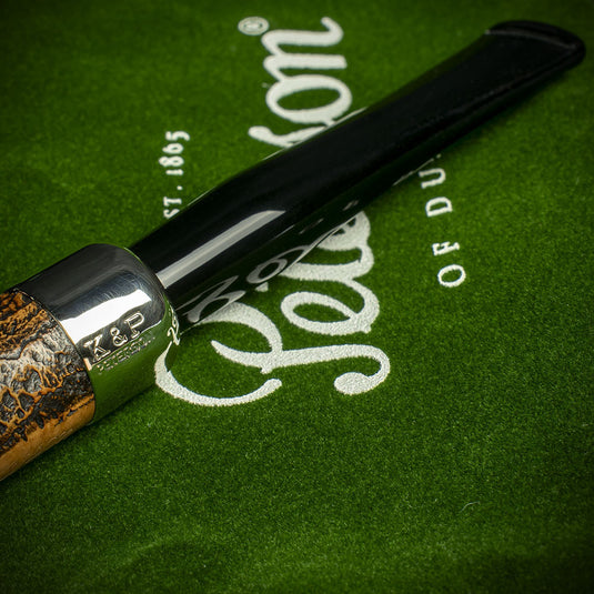 Peterson of Dublin Arklow Sandblasted Briar Smoking Pipe - Shape 87 9mm