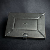 Passatore Humidor - Black Leatherette 8-10 Cigars