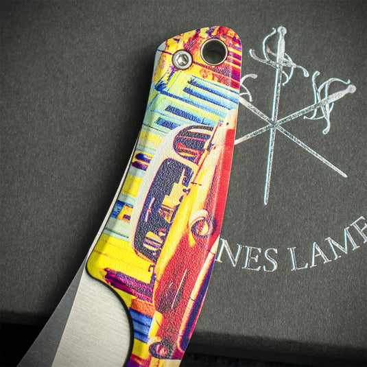 Les Fines Lames Le Petit Cigar Cutter & Knife - Havana Streets - Almendron