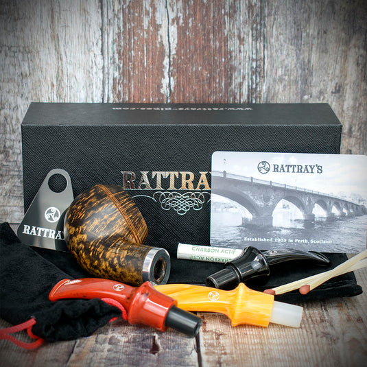 Rattray's Beltanes Fire Briar Smoking Pipe - Contrast Smooth