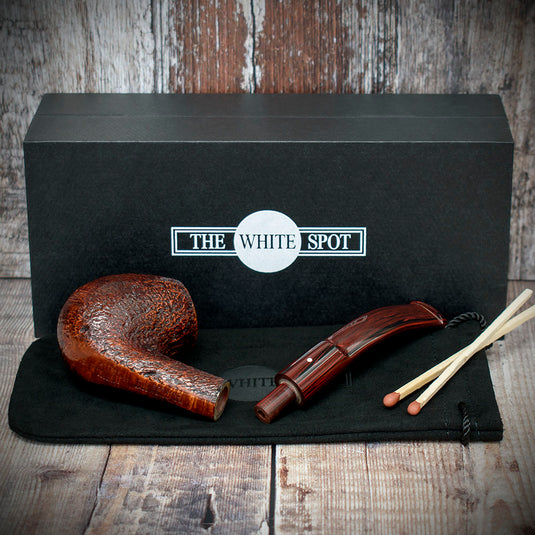 Alfred Dunhill White Spot Briar Smoking Pipe - Cumberland 5213