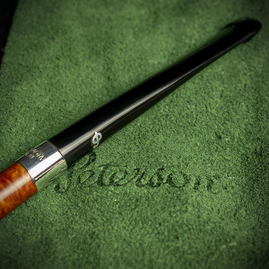 Peterson of Dublin De-Luxe Classic Natural Smoking Pipe - Shape 411