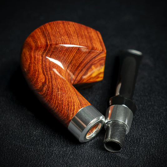 Smoke-King 9mm Rosewood Pipe - Bent
